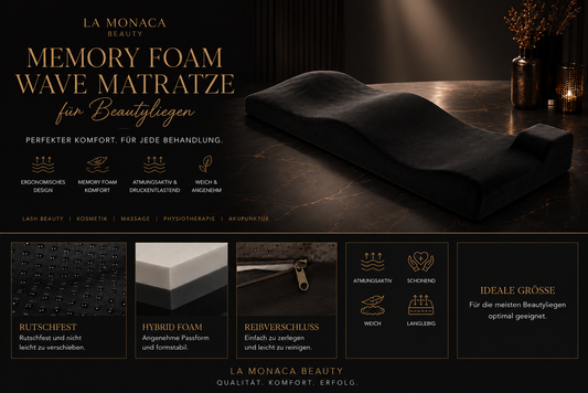 Memory Foam Wave Matratze für Beautyliegen